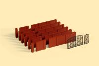 Auhagen 41681 - Spur HO Einfriedung