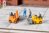 Auhagen 41692 - Spur HO 2 Gabelstapler DFG 1002 mit 2 Transportkisten