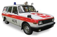 Herpa 953818 - Wartburg 353 '66 Tourist, SMH, Schnelle Medizinische Hilfe
