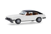 Herpa 420570-003 - Spur HO Ford Capri Vinyldach, diamantweiß  Vorbestellaktion