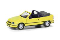 Herpa 421027 - Spur HO Opel Kadett E Gsi Cabrio, Jamaicagelb