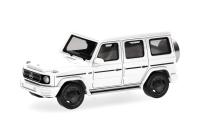 Herpa 421195 - Spur HO Mercedes-Benz G 580 mit EQ-Technologie, weiß