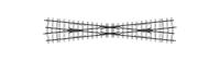 Bemo 4218000 - H0m 12° Kreuzung, 220 mm.