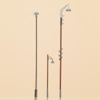 Auhagen 42554 - Spur HO/TT  8 Pilz-, 8 Ausleger-, 16 Straßenlampenattrappen