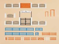 Auhagen 42648 - Spur HO/TT  Zäune mit Toren