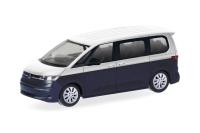 Herpa 430425 - Spur HO Volkswagen (VW) Multivan Bi-Color, candyweiß-starlightblue