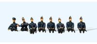 Preiser 12441 - Spur H0 Preußische Polizei. Fahrer, Beifahrer, Aufsitzer. Um 1930