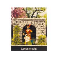 Preiser 99506 - Spur H0 Motivbox Landsknecht mit Trommel