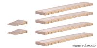 Vollmer 43558 - Spur HO Gepäckbahnsteig, sechsteilig