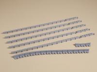 Auhagen  43588 - Spur TT Bahnsteigkanten 6 mm