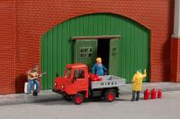 Auhagen 43681 - Spur HO Multicar M24 Pritsche mit Gasflaschen, Bausatz