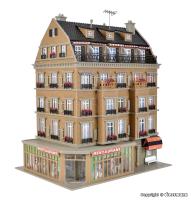 Vollmer 43781- Spur HO Restaurant mit Inneneinrichtung und LED-Beleuchtung, Funktionsbausatz