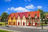 Vollmer 43843 - Spur HO Reihen-Doppelhaus, beige