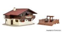 Vollmer 43960 - Spur HO Almgasthof mit Holzterrasse