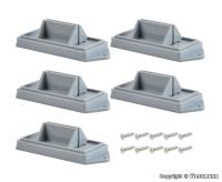 Vollmer 44005 - Spur H0 Brückensockel mit Schrauben, 5 Stück