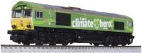 Kato/Lemke K10835S - Spur N Diesellok Class 66 "Climate Hero" der DB Cargo, Epoche VI mit Sound
