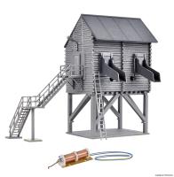 Vollmer 45635 - Spur HO Schotter-Verladestation mit angetriebenen Verschlussklappen, Funktionsbausatz