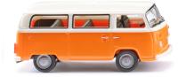 Wiking 031802 - Spur H0 VW T2b Bus - orange/weiß