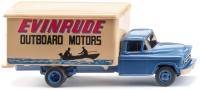 Wiking 044402 - Spur H0 Chevrolet Koffer-Lkw „Evinrude“ - Fünfzigerjahre-Lkw mit US-Tradition