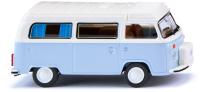 Wiking 031804 - Spur HO VW T2b Campingbus - weißblau/weiß