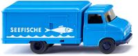 Wiking 035404 -  Spur HO Tiefkühlwagen (Opel Blitz) "Seefische"