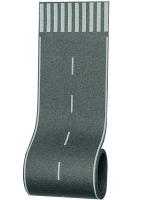 Vollmer 46021 - Spur HO Straßenfolie mit Zebrastreifen, 100 x 8 cm