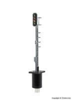 Viessmann 4643 - Spur H0 Licht-Ausfahrsignal Fahrbegriff: 1/2/3 kurzer Mast SBB/RhB, Typ L