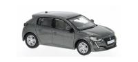 Brekina PCX870595 - Spur H0 Peugeot 208 II, dunkelgrau, 2019