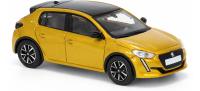 Brekina PCX870592 - Spur H0 Peugeot 208 II, gelb, Baujahr 2019