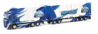 Herpa 320092 - Spur H0 Scania CR 20 HD Schwedenkombi "Ristimaa" (Finnland)