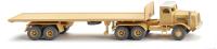 Wiking 055408 - Spur H0 Kaelble Flachpritschensattelzug - sandgelb