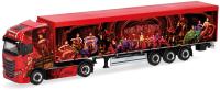 Herpa 320306 - Spur H0 Iveco S-Way Schubboden-Sattelzug "Perrotti"