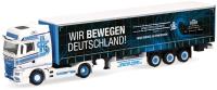 Herpa 320320 - Spur H0 MAN TGX GX Gardinenplanen-Sattelzug "Spedition Höhner - Wir bewegen Deutschland"