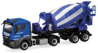 Herpa 320375 - Spur H0 MAN TGS TN Betonmischer-Sattelzug "Martin Baur"