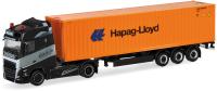 Herpa 320382 - Spur H0 Volvo FH GL 2020 Container-Sattelzug "Patrick Heim/Hapag Lloyd"