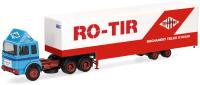 Herpa 320696 - Spur H0 Roman Diesel 6x4 Jumbokoffer-Sattelzug "RO-TIR"