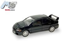 Herpa 87MC000038 - Spur H0 Mitsubishi Lancer Evo 9, schwarz