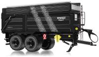 Wiking 077874 -  Spur 1:32 Krampe Big Body 650 Hinterkipper mit Silageaufsatz schwarz - Reifenspuren