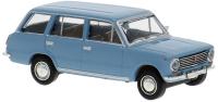 Brekina 22425  - Spur H0 Fiat 124 Familiare, hellblau 1966