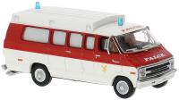 Brekina 18302 - Spur H0 Dodge B 200 Ambulance, 1975