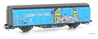 Hobbytrain H45106  - Spur HO Schiebewandwagen Hbbillns SBB, Ep.VI Graffiti-Serie (4)