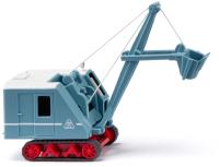 Wiking 066049 - Spur H0 Raupenseilbagger (Krupp Ardelt) - pastellblau