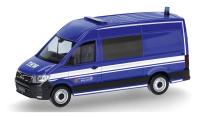 Herpa 099417 - Spur H0  MAN TGE Halbbus Hochdach Mannschaftstransportwagen-Fachgruppe "THW"