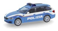 Herpa 099424 - Spur H0 BMW 3er Touring "Polizia Italien"