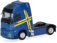 Herpa 321433 - Spur H0 Volvo FH Aero GL XL Electric Zugmaschine 2achs, blau