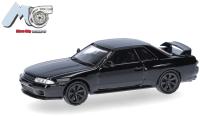 Herpa 87MC000091 - Spur H0 Nissan Skyline GTR32, schwarz