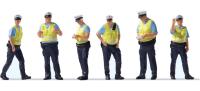 Preiser 10777 - Spur H0 Polizei in Sommeruniform mit Warnweste.