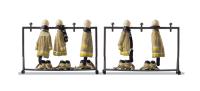 Preiser 17720 - Spur HO Beige Feuerwehruniformen auf zwei Stände