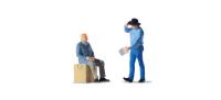 Preiser 28294 - Spur HO Trucker & Lagerist
