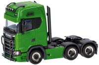 Herpa 314053-007 - Spur H0 Scania CS 20 Hochdach Zugmaschine 3achs (6x4), grün